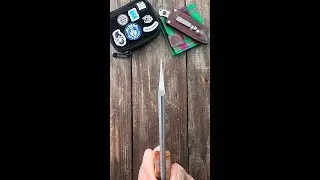 TACTICAL STRAIGHT RAZOR FOLDING KNIFE! #youtubeshorts #shorts