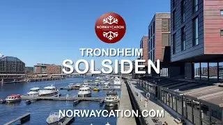 Solsiden, trendy area in Trondheim | @norwaycation