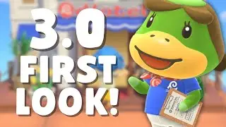 IT'S HERE! 3.0 ACNH UPDATE FIRST LOOK!!