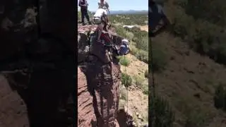 Rappelling Fall