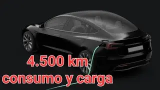 4500 km con un Tesla Model 3 Highland. Consumo y experiencia de carga.