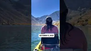 October in Mammoth Lakes, California can be so different 😳