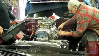 1964 Elcamino with Chevy 468 BB & 871 BDS blower first time starting