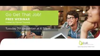 Go Get That Job | Free Webinar | Pitman Training