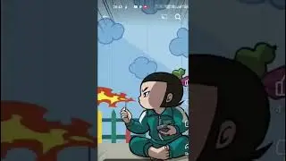 Squid game: honeycomb with sinchan , doremon ,hulk &Jojo,s bizzare adventure