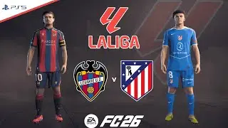 Levante v Atletico Madrid | La Liga 25/26 - Round 22 | Full Match Simulation | FC 26 PS5&trade;[4K]
