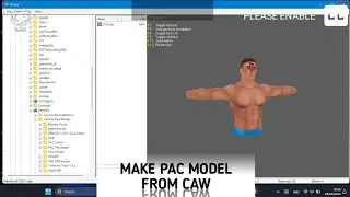 Создайте модель PAC на основе CAW Base для WWE PSP