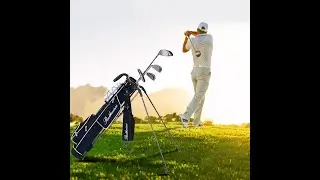 Golf Stand Bag, Lightweight Golf Easy Carry Bag with Padded Strap