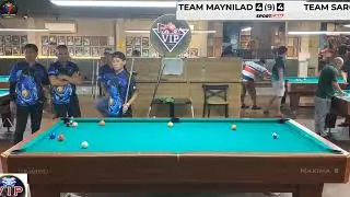 Team Maynilad 🆚 Team Sarge | Race To 9 - 10 Ball.