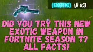 Nighthawk Exotic Weapon Fortnite Chapter 2 Season 7 Guide -ALL FACTS YOU NEED TO KNOW ABOUT IT!