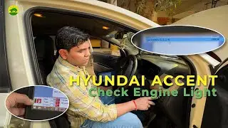 Hyundai Accent check engine light.