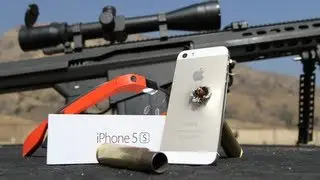 Gold iPhone 5S vs 50 Cal #ThroughGlass Google Glass