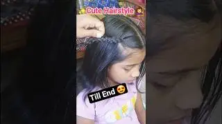 Easy girl's hairstyle tutorial for moms&hearts;️😍 #babyhairstyles #shorts #hairstyletutorial