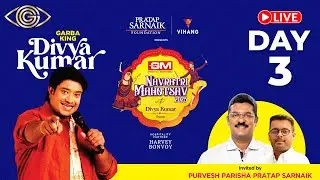 LIVE | Day 03 - GM Navratri Mahotsav | Thane | Divya Kumar | Dandiya Nights!