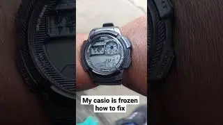 my watch is frozen how to fix