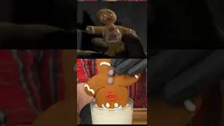Gingy's Milk Dunk Meltdown Frosting First Aid Fix-Up!🍪&nbsp;#shorts&nbsp;#gingerbread&nbsp;#christmas #shrek&nbsp;