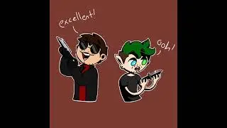 Knife Buddies! || (Murderplier and Antisepticeye) Timelapse