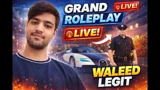 🚔 POLICE VS GANG WAR 😳 | GRAND RP HINDI | WALEED LEGIT