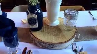 White and Navy Rustic Wedding Celebration at Wellers Carriage House