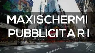 Maxischermi pubblicitari ledwall video insegna vetrina digitale totem e display a led @ABMSrls