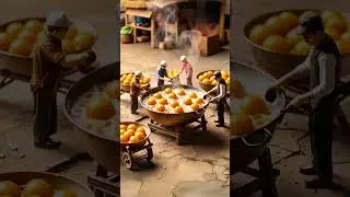 Tiny Humans Cooking Giant Snacks! | AI-Generated Fun | Miniature Cooking #aicomedy #aicontent