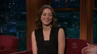 Marion Cotillard & Craig Ferguson Talk Show Appearances