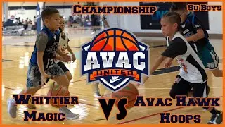 Whitter Magic Vs Avac Hawk Hoops  | Season Opener | 9u Boys Championship | 09/17 & 09/18 | AVAC 2022