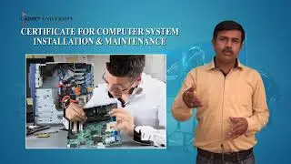 CERTIFICATE FOR COMPUTER SYSTEM INSTALLATION & MAINTENANCE