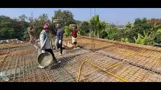Roof  slab casting on 17.01.2026 