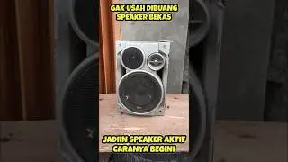ide kreatif speaker bekas #idea #ide #fyp #shorts #experiment #diy
