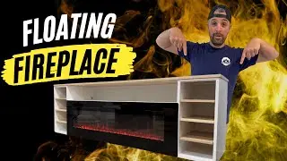 DIY Floating Fireplace