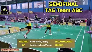SEMIFINAL TAG TEAM ABC : Nanda + Adi + Rizky (FLUO MALANG) vs Kenneth + Leo + Victor (SMILE)  PREWAR