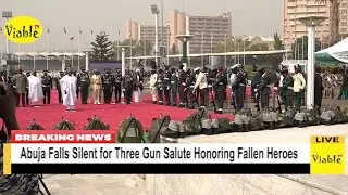 Abuja Falls Silent for Three Gun Salute Honoring Fallen Heroes