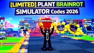 [LIMITED] PLANT BRAINROT SIMULATOR Codes 2026 / Roblox ! 🎮🔑