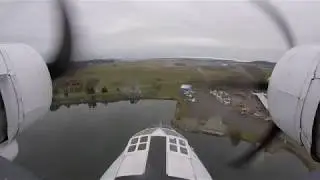 Catalina C-FUAW landing Victoria Intnl.