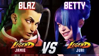 SF6 ▰ BLAZ (Jamie) vs BETTY (Juri) ▰ High Level Gameplay