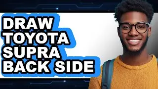 How To Draw Toyota Supra Back Side (Full Guide)