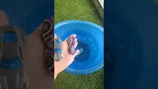 Magic cars, that jump out of the water.