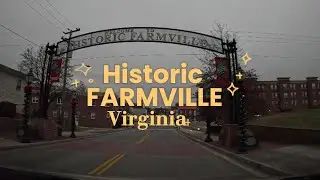 Driving Through Historic Farmville, Virginia in 4K! 🚗🏡 #virginia #VirginiaLiving #Farmville