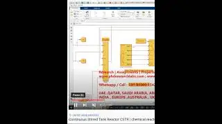 Continuous Stirred Tank Reactor - CSTR - chemical reactor transitioning from low to high conversion