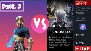 My Necropolis Path 5 Run in low cost #marvel #marvelcontestofchmapions#mcoc #beardo #necropolis