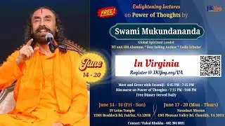 Life Transformation Program with Swami Mukundananda in Virginia
