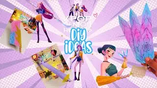 ✨Бумажное оружие охотников на демонов в стиле K-Pop своими руками | Новый уровень рукоделия и про...