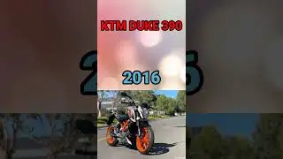 Evolution Of KTM Duke 390 bike #shorts #bike #bikes #ktm #evolution #duke390 #viral #ytshorts #2023