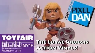 The Loyal Subjects Acton Vinyls at Toy Fair 2016 - MOTU, TMNT, Power Rangers, more!