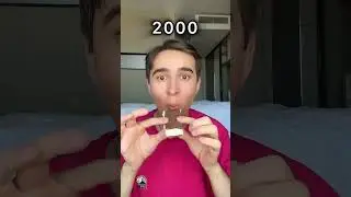 Funny chocolate EVOLUTION! Kinder chocolate Chocolate 🍫⌚ #chocolate #icecreamsandwich  #evolution
