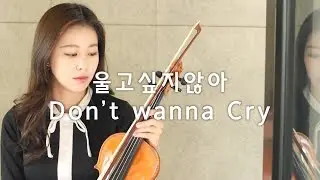 세븐틴(Seventeen)_울고싶지않아(Don't wanna cry) 바이올린연주(Violin Cover)