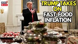 LIVE: Trump Talks Up Economy In Meeting With Mcdonald's Owners, Operators | White House | N18G