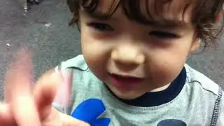 Fabian & Logan with donuts at CCHS