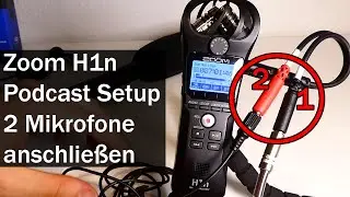 Zoom H1n Hack: Zwei Mikrofone parallel anschlie&szlig;en und Spuren mit Audacity bearbeiten (Podcast)